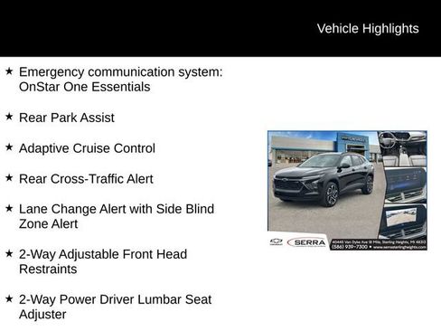 Used 2025 Chevrolet Trax RS w/ Driver Confidence Package FWD image 5