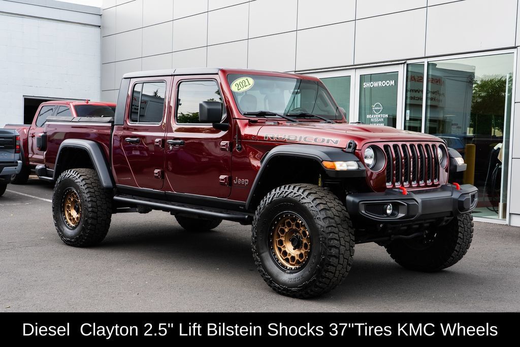 Used 2021 Jeep Gladiator Rubicon AWD/4WD image 1