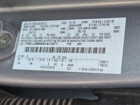 Used 2024 Ford Escape ST-Line FWD image 23