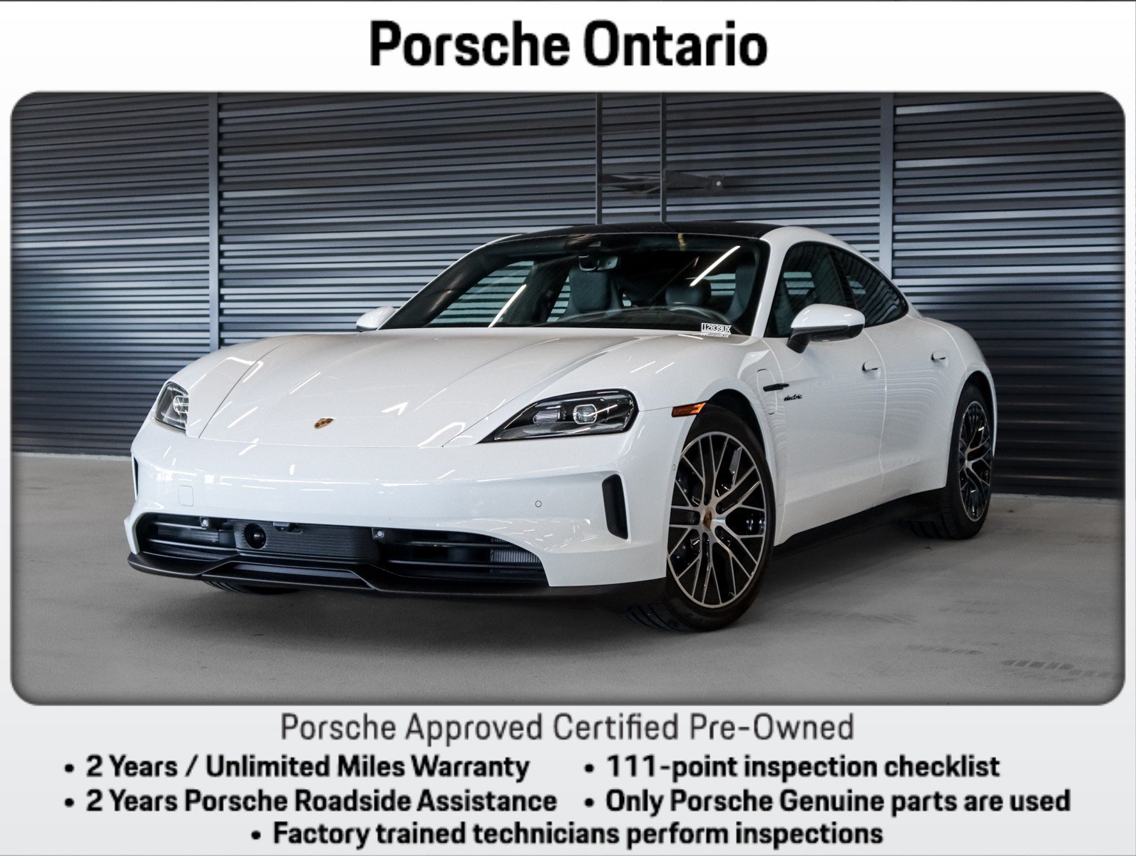 Certified 2025 Porsche Taycan RWD image 1