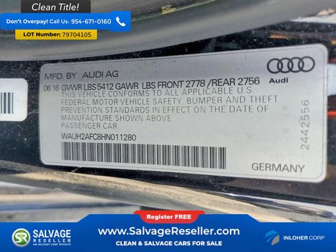 Used 2017 Audi A6 3.0T Prestige w/ Prestige Package image 16