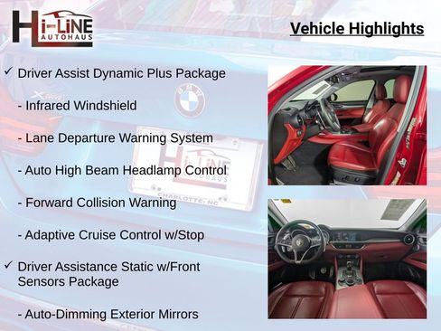 Used 2018 Alfa Romeo Stelvio Sport w/ Quick Order Package 22J Sport AWD/4WD image 29