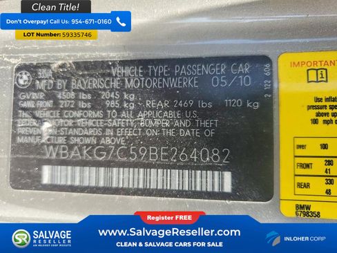 Used 2011 BMW 335i Coupe w/ Premium Pkg RWD image 16
