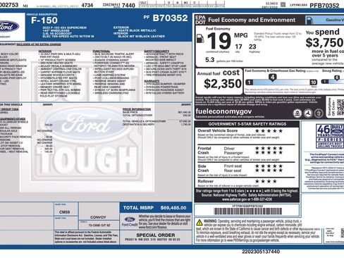 Certified 2023 Ford F150 Platinum AWD/4WD image 4