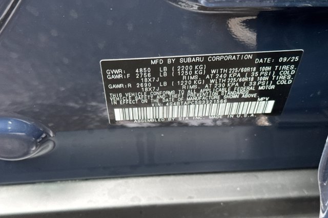 New 2025 Subaru Outback Touring AWD/4WD image 25