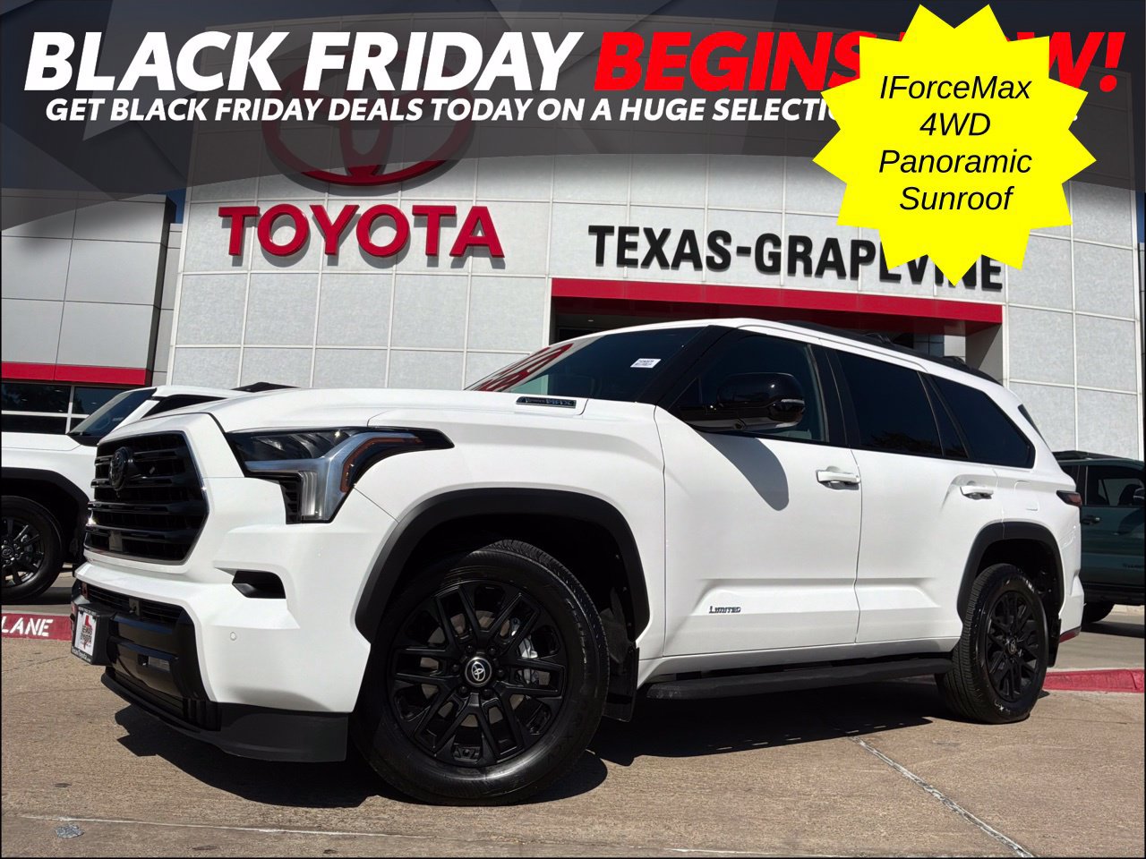 Used 2026 Toyota Sequoia Limited w/ Nightshade Package AWD/4WD image 1
