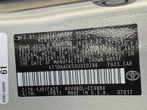 Certified 2025 Toyota Camry LE image 30