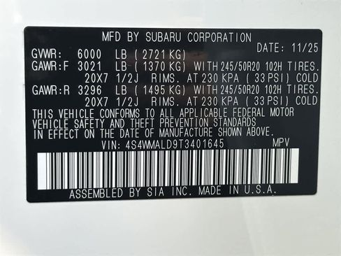 New 2026 Subaru Ascent Bronze Edition image 22