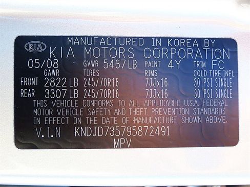 Used 2009 Kia Sorento LX RWD image 33