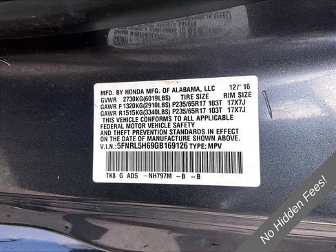 Used 2016 Honda Odyssey EX-L image 29
