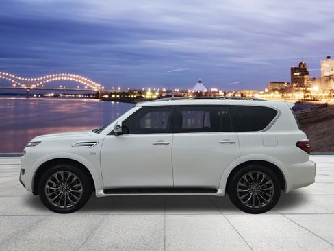 Used 2021 Nissan Armada Platinum w/ Captain's Chairs Package RWD image 2
