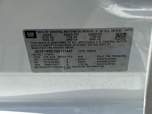 Used 2016 GMC Sierra 1500 SLT w/ SLT Premium Package RWD image 34