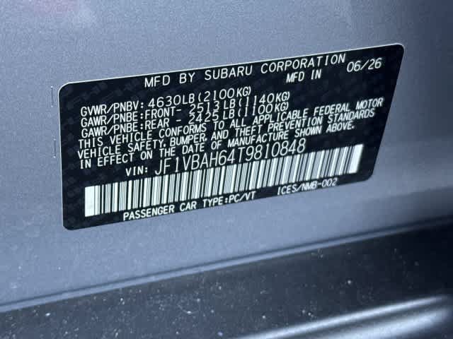 New 2026 Subaru WRX Premium AWD/4WD image 31