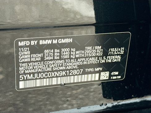 Used 2022 BMW X5 M w/ Executive Package image 44