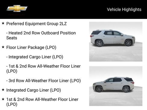 Used 2023 Chevrolet Traverse High Country w/ LPO, Floor Liner Package image 18