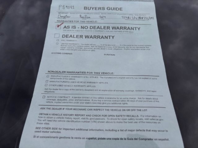 Used 2024 Chrysler Pacifica Touring FWD image 35