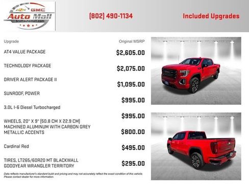 Used 2021 GMC Sierra 1500 AT4 w/ AT4 Value Package AWD/4WD image 4