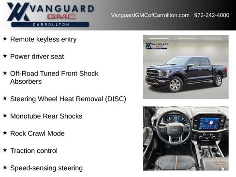 Used 2023 Ford F150 Platinum w/ Equipment Group 701A High image 24