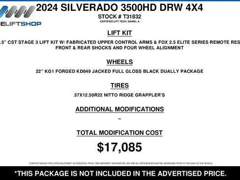 Used 2024 Chevrolet Silverado 3500 High Country w/ High Country Premium Package image 2