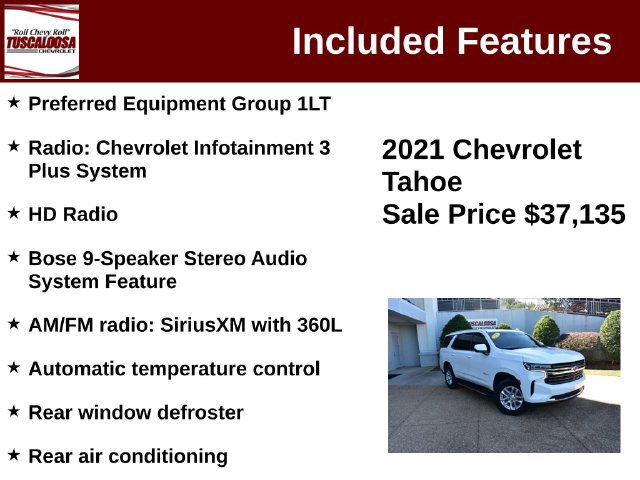 Used 2021 Chevrolet Tahoe LT AWD/4WD image 12