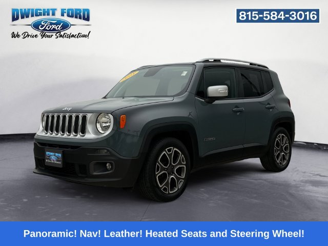 Used 2018 Jeep Renegade Limited w/ UConnect 8.4 Nav Group FWD image 1