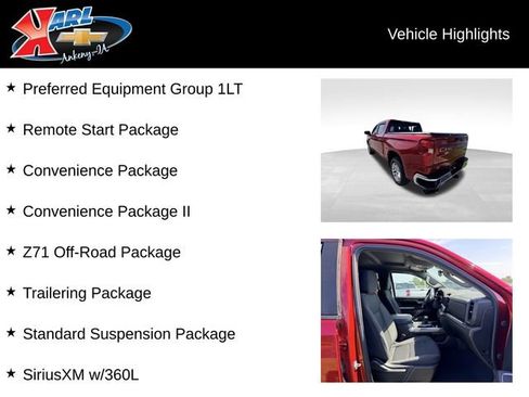 Certified 2023 Chevrolet Silverado 1500 LT w/ Z71 Off-Road Package AWD/4WD image 2