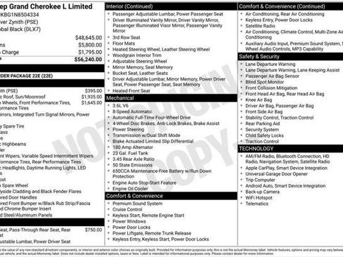 Certified 2022 Jeep Grand Cherokee L Limited image 26