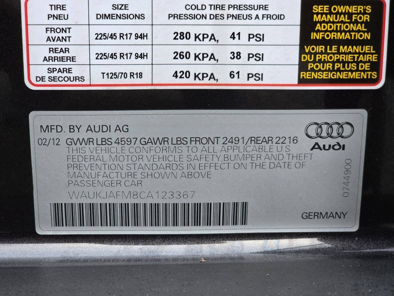 Used 2012 Audi A3 TDI Premium Plus FWD image 54