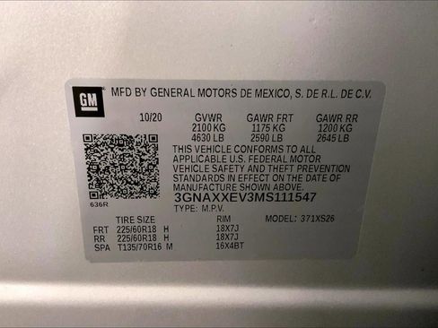 Used 2021 Chevrolet Equinox Premier w/ LPO, Floor Liner Package image 31