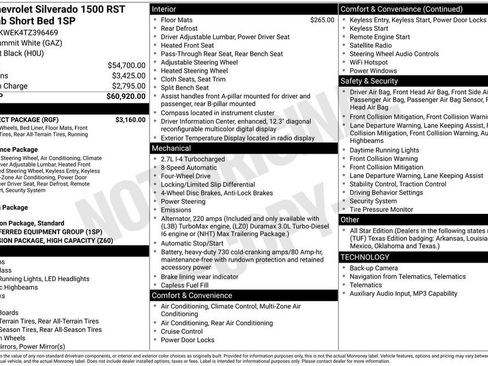 New 2026 Chevrolet Silverado 1500 RST w/ RST Select Package AWD/4WD image 10