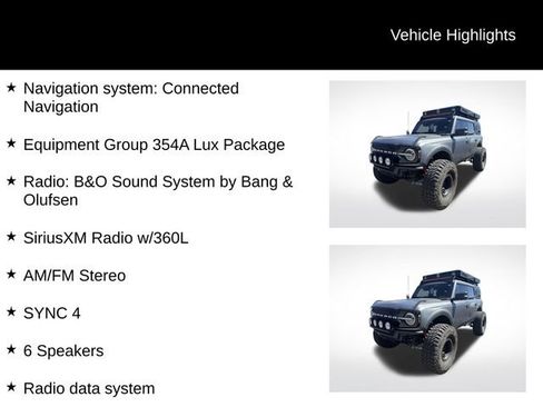 Used 2022 Ford Bronco Wildtrak AWD/4WD image 8