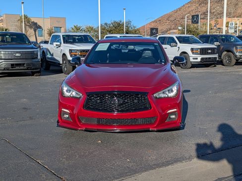 Used 2018 INFINITI Q50 Red Sport 400 w/ Sensory Package (Sport) image 9