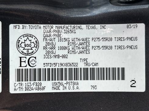 Used 2019 Toyota Tundra SR5 AWD/4WD image 32