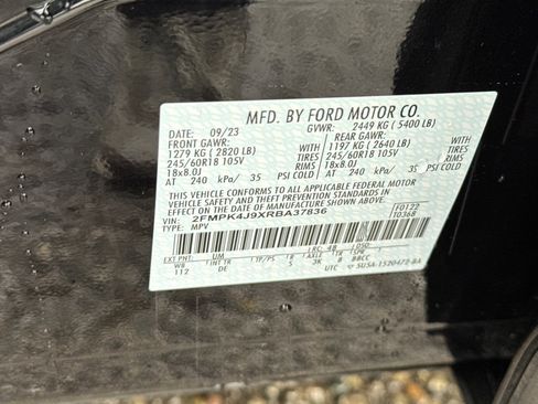 Certified 2024 Ford Edge SEL w/ Convenience Package image 29