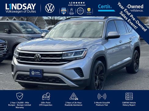 Used 2022 Volkswagen Atlas SE w/ Panoramic Sunroof Package image 4