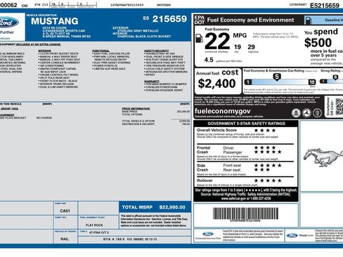 Used 2014 Ford Mustang Coupe RWD image 23