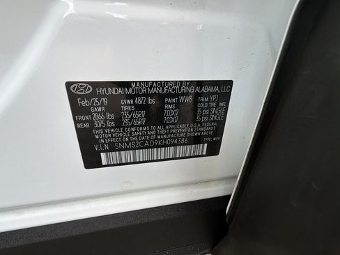 Used 2019 Hyundai Santa Fe SE w/ Cargo Package AWD/4WD image 35
