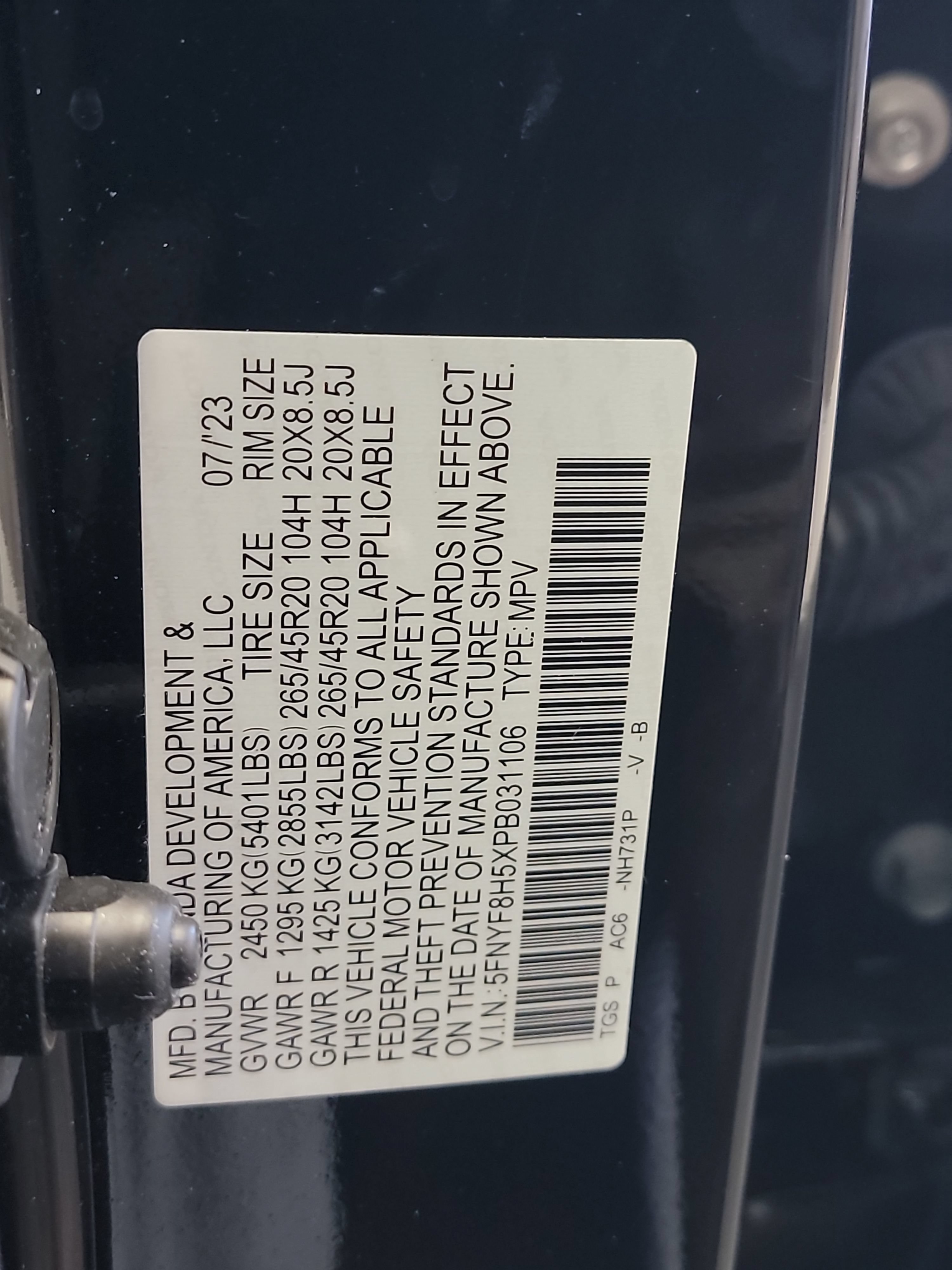 Used 2023 Honda Passport EX-L image 33