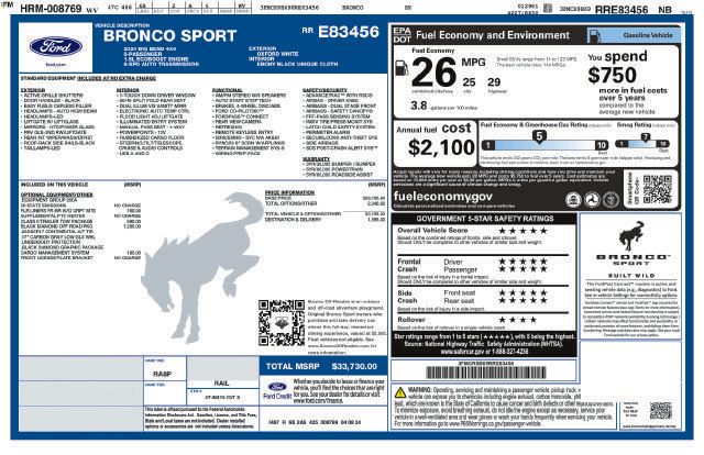 Used 2024 Ford Bronco Sport Big Bend AWD/4WD image 7