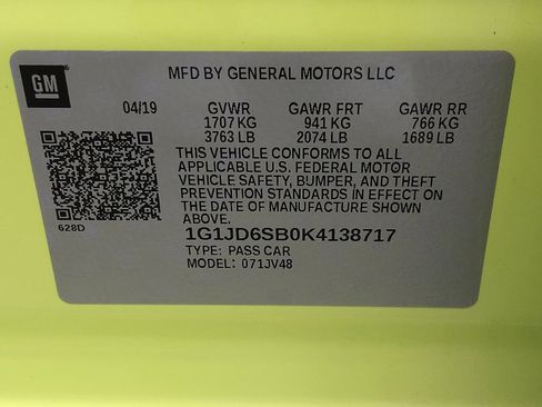Used 2019 Chevrolet Sonic LT w/ Convenience Package FWD image 33