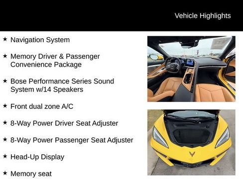 Certified 2025 Chevrolet Corvette Stingray Preferred Cpe w/ Battery Protection Package image 13