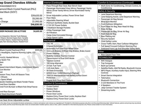 Used 2025 Jeep Grand Cherokee Altitude AWD/4WD image 30