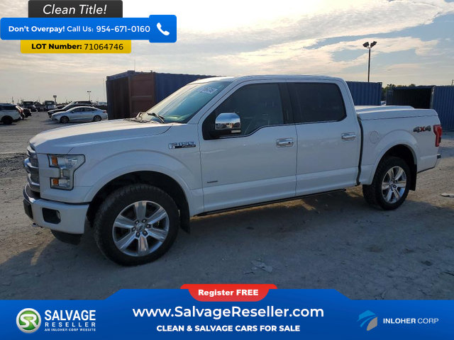 Used 2016 Ford F150 Platinum w/ Equipment Group 701A Luxury AWD/4WD image 1