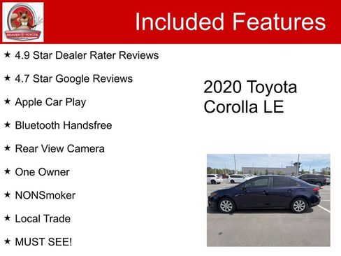 Used 2020 Toyota Corolla LE FWD image 5