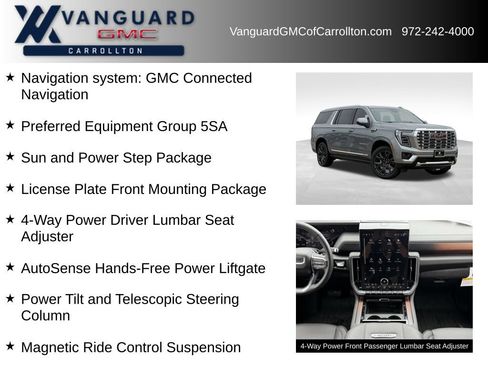New 2026 GMC Yukon XL Denali w/ Sun & Power Step Package AWD/4WD image 6