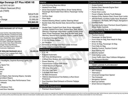New 2026 Dodge Durango GT image 31