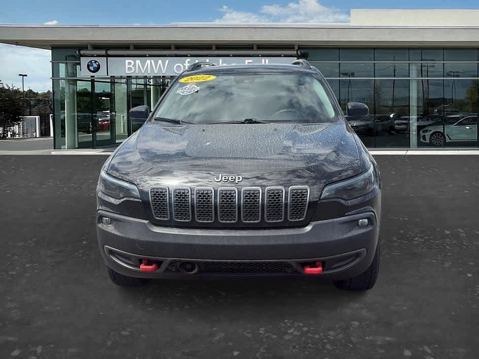Used 2022 Jeep Cherokee Trailhawk w/ Premium Leather Package AWD/4WD image 2