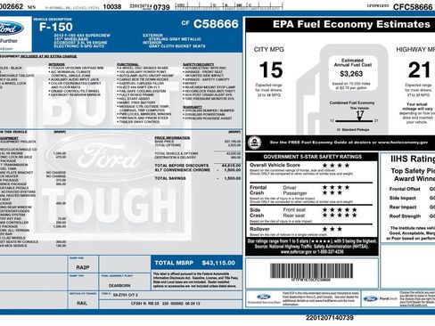 Used 2012 Ford F150 XLT w/ XLT Chrome Pkg AWD/4WD image 7