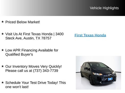 Used 2015 Honda Fit LX image 9