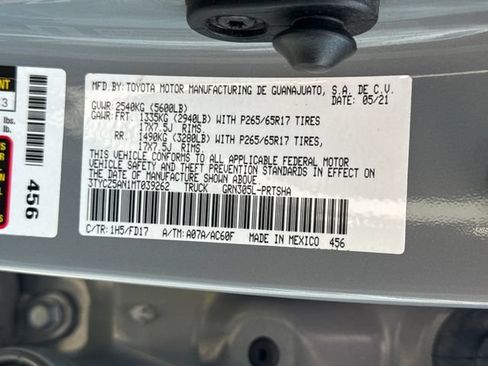 Used 2021 Toyota Tacoma TRD Sport w/ Blackout Package (TMS) AWD/4WD image 21